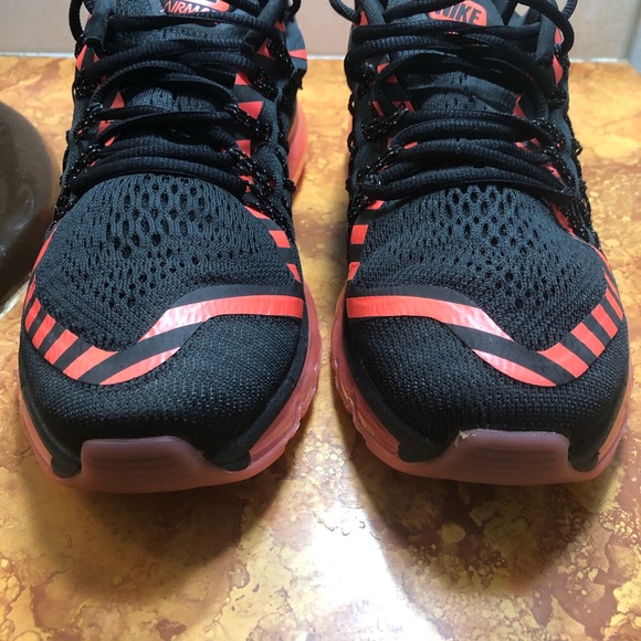 Nike Air Max 2015 NR Black Lava Mesh Running Shoes - Picture 2 of 11